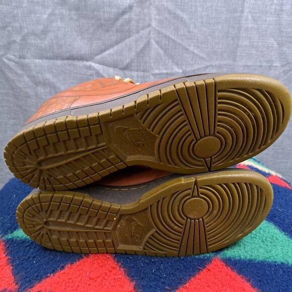 Nike Dunk Low 1 Piece Brown “Pony” Spanish Moss Laser Men Size 9.5 - Picture 7 of 15